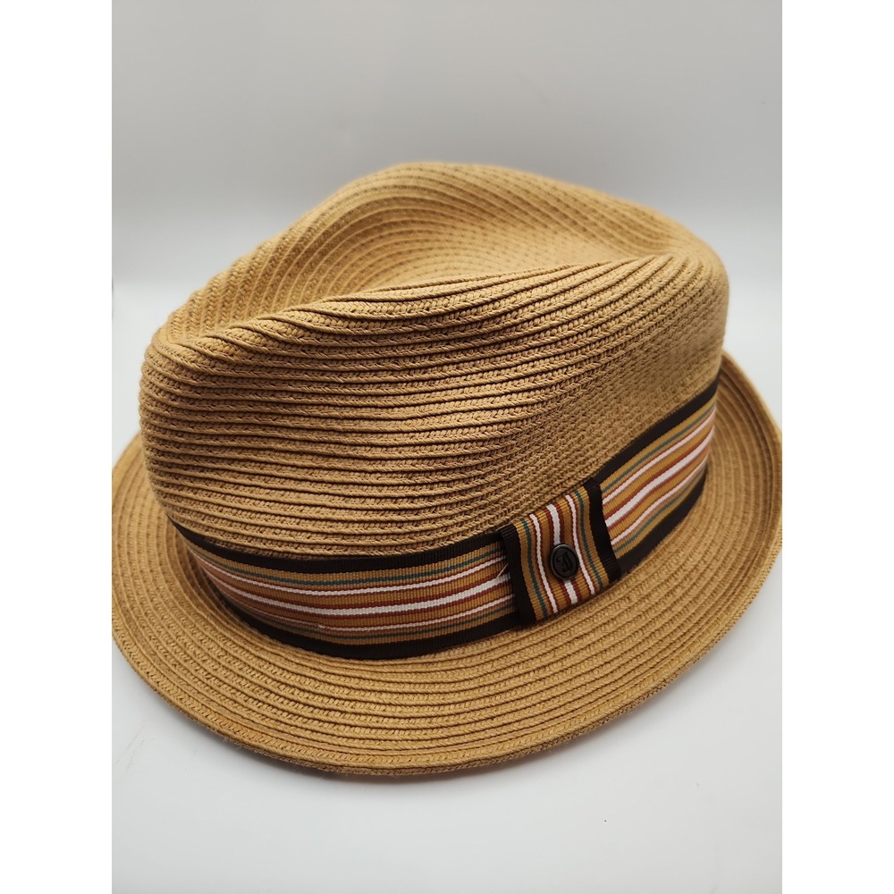 Jaxon Hats Ridley Toyo Straw Trilby Fedora Hat